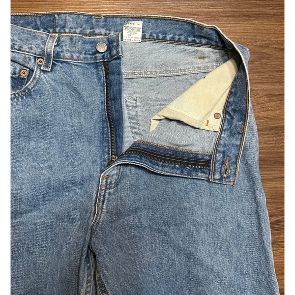 Vintage 98' Levi's 505 Regular Fit Straight Leg Light Wash Mens Jeans Sz 34x36 - Picture 2 of 9